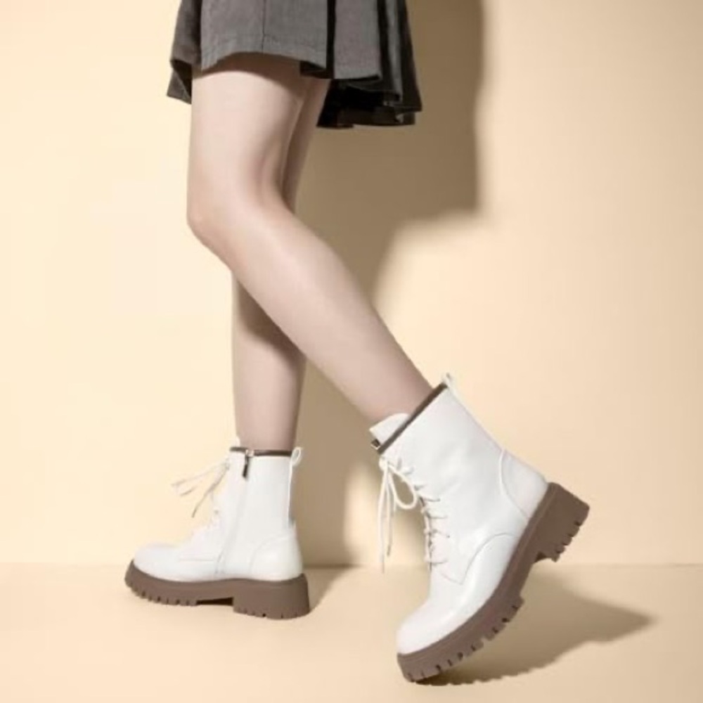 Lace-Up Ankle Boots